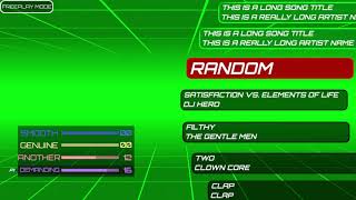 Clickteam Fusion 25  Rhythm Game Menu Demos [upl. by Eniluap]