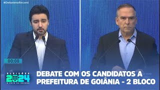 DEBATE COM OS CANDIDATOS A PREFEITURA DE GOIÂNIA  2 BLOCO [upl. by Ramin]