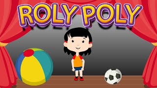 Roly Poly Big and Small Nursery Rhyme [upl. by Llemhar]