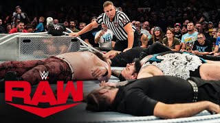 FULL MATCH Ring collapses in Strowman vs Reed Last Monster Standing Match Raw Sept 30 2024 [upl. by Onabru101]