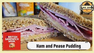 Ham and Pease Pudding  British Sandwich Week  sandwich lunch newcastle [upl. by Yorztif]