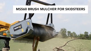 MS560 Brush Mulcher for Skidsteers [upl. by Atisor]