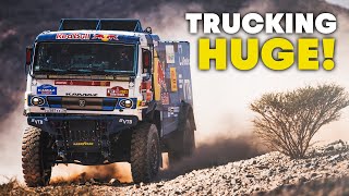 Dakar 2021 Take a Closer Look at the Kamaz Rally Trucks [upl. by Tabitha]