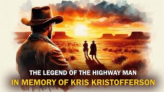 In memory of Kris Kristofferson  The Legend of the Highway Man w Lyrics [upl. by Noiek726]