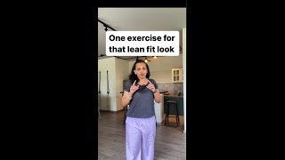 One exercise for that lean fit look [upl. by Aninahs3]