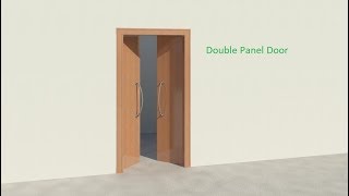 Double Door  Revit Tutorial [upl. by Derwood]