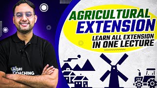 Agricultural Extension  All in one lecture [upl. by Eittod]