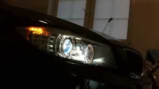 E90 LCI BIXENON ADAPTIVE WITH CORNERING LIGHTS RETROFIT [upl. by Einneb964]