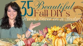 35 Beautiful Home Decor DIYs for Fall [upl. by Akimet]