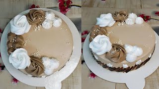 Easy Chocolate Cake Decoration🍫 [upl. by Wenona323]