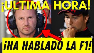 RED BULL ESTALLA ¡LA FORMULA 1 EN DEFENSA DE CHECO PÉREZ [upl. by Jerri777]