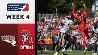 Rhein Fire  Cologne Centurions Highlights  Week 4  Season 2023 [upl. by Herrle141]