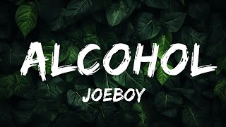 Joeboy  Alcohol Lyrics  Lyrics Audio [upl. by Donica]