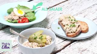 Tonijnsalade  2x recepten voor op salade en brood [upl. by Carlie]