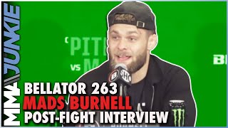 Mads Burnell reacts to AJ McKees beautiful finish of Patricio Pitbull  Bellator 263 [upl. by Ttegirb529]