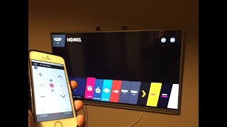 How to control your LG Smart TV with your iPhone Smartphone using the LG TV Plus app on iOS [upl. by Kenweigh]