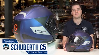 SCHUBERTH C5 motorcycle helmet Review  FortaMotocom [upl. by Rehteh]