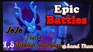 18 Billion Defeat Osh Asgard boss by JoJo Top 1 herowars [upl. by Llehsam]