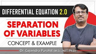 Separable First Order Differential Equations  Basic Introduction [upl. by Uuge]