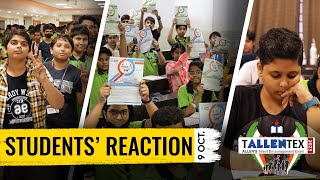 TALLENTEX 2023 9th Oct Exam Student Reaction ✅  Know what parents says about Tallentex  ALLEN [upl. by Yllom]