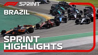 F1 Sprint Highlights  2023 Sao Paulo Grand Prix [upl. by Fiorenza]