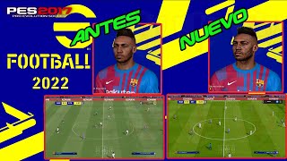 MEJORAR GRAFICOS DE PITCH MEJORAR GRAFICOS DEL PES 2017 AL PES 2022  PARA TODOS LOS PATCH [upl. by Alcock]