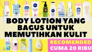 Rekomendasi 15 Body Lotion Terbaik Untuk Memutihkan Kulit Hand Body Lotion Yang Bagus Dan Murah [upl. by Cibis]