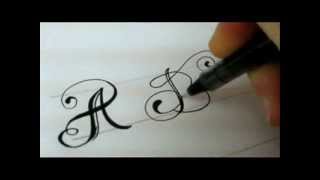 Fancy Letters  How To Design Your Own Swirled Letters [upl. by Oine]