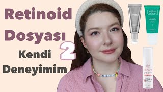 Retinoid Rehberi│Kendi Deneyimim│Hangi ürünleri denedim denemeyi düşünüyorum [upl. by Ahselat]