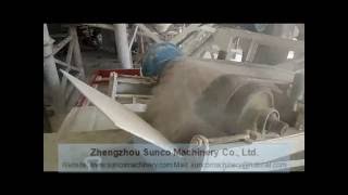 Sand Rotary Drum Dryer by Sunco Machinery 01 [upl. by Amelus]