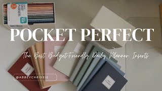 Budget Friendly Daily Pocket Planner  Pocket Perfect [upl. by Nylaras]