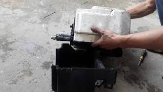 Aircond service proton wira RewardAuto vlogs [upl. by Nattirb]