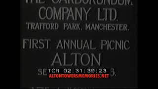 1926 Alton Towers visit footage  train station and extra archive footage [upl. by Bloxberg]