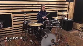 Aerosmith  Pink  Drum Cover By Lampa [upl. by Loram]