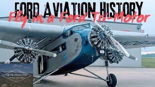 Ford Aviation History  Fly in a Ford TriMotor  Ford TriMotor history [upl. by Etoile964]