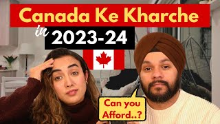 Our Monthly Expenses in Canada 20232024 Cost of Living in Canada [upl. by Bocaj]