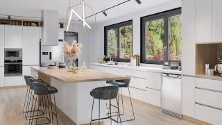 Creating an Attractive and Comfortable Minimalist Kitchen Design [upl. by Airel]