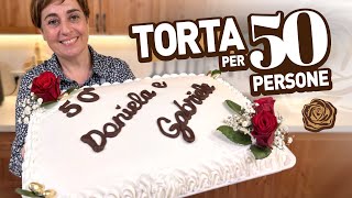 TORTA DA CERIMONIA PER 50 PERSONE Ricetta Facile  Fatto in Casa da Benedetta [upl. by Mcfadden792]