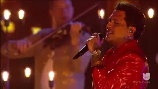 Christian Nodal  Ya no somos ni seremos en vivo premios lo nuestro 2022 [upl. by Einaej]