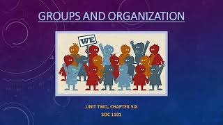 Ch 6 Lecture  Groups and Organization [upl. by Rosalinda400]