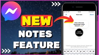 How to Use the New Messenger Notes Feature 2023 [upl. by Ashlan]