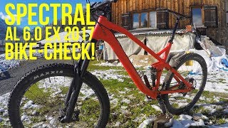 2017 Canyon Spectral AL 60 EX  testriding it slowmo filming it talking about it [upl. by Eniamirt]