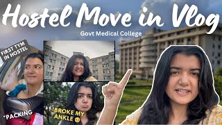 Hostel Move In Vlog Medical College  First Day in Girls Hostel  My Medical College Journey EP 3 [upl. by Behka]