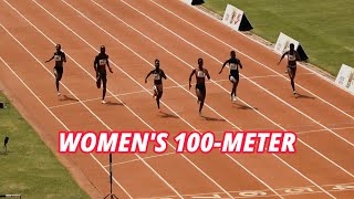 Womens 100m Final Olympic Games Trials 2024 Kenya [upl. by Intyrb196]