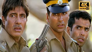 अक्षय कुमार अमिताभ बच्चन अजय देवगन का एक्शन सीन  Khakee  Akshay Kumar Ajay Devgn  Action Scene [upl. by Bunce]