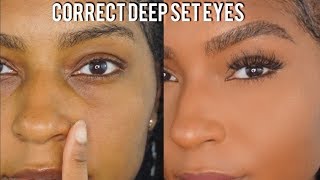 How to Conceal Deep Set Eyes Easy amp Beginner Friendly  iamLindaElaine [upl. by Schacker]