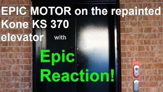 Defunct Otis Series 5 elevator amp EPIC MOTOR on the Kone KSS 370 elevator  EPIC REACTION [upl. by Leonanie]