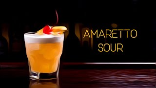 Amaretto Sour Cocktail  How to make [upl. by Nawyt]