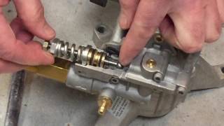 How a pressure washer unloader valve works with cutaway view [upl. by Atinrev]