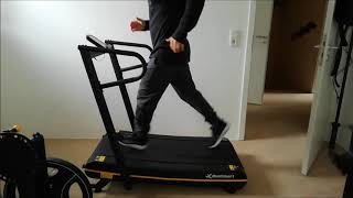 Treadmill Test RunSmart Woodway Assault Air Runner [upl. by Nedah767]